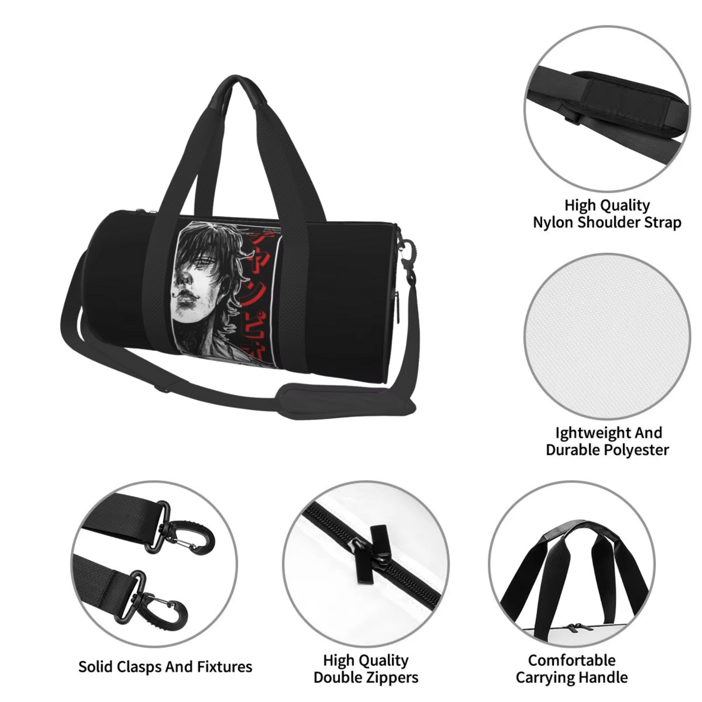 BAKI HANMA GYM BAG 2