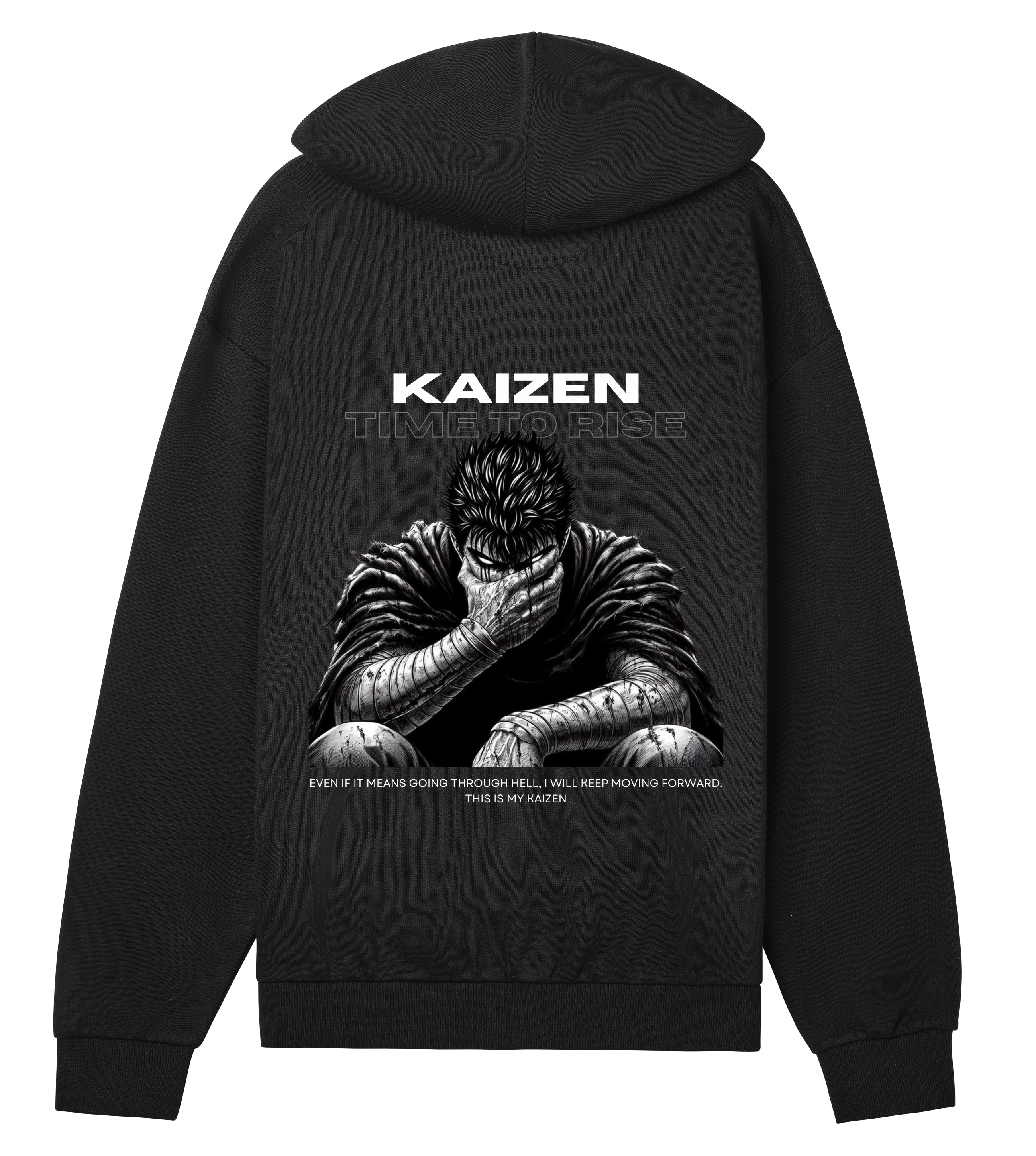 SHADOW OF GUTS ZIP HOODIE MAN