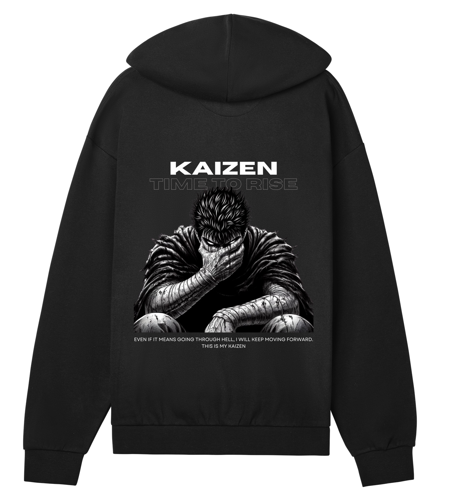 SHADOW OF GUTS ZIP HOODIE MAN