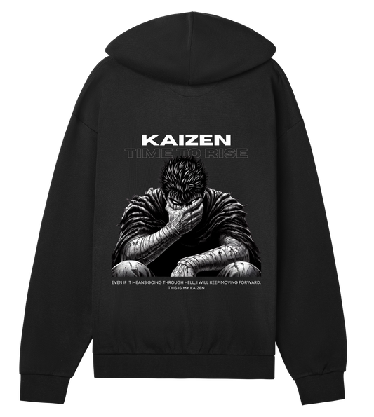 SHADOW OF GUTS ZIP HOODIE MAN