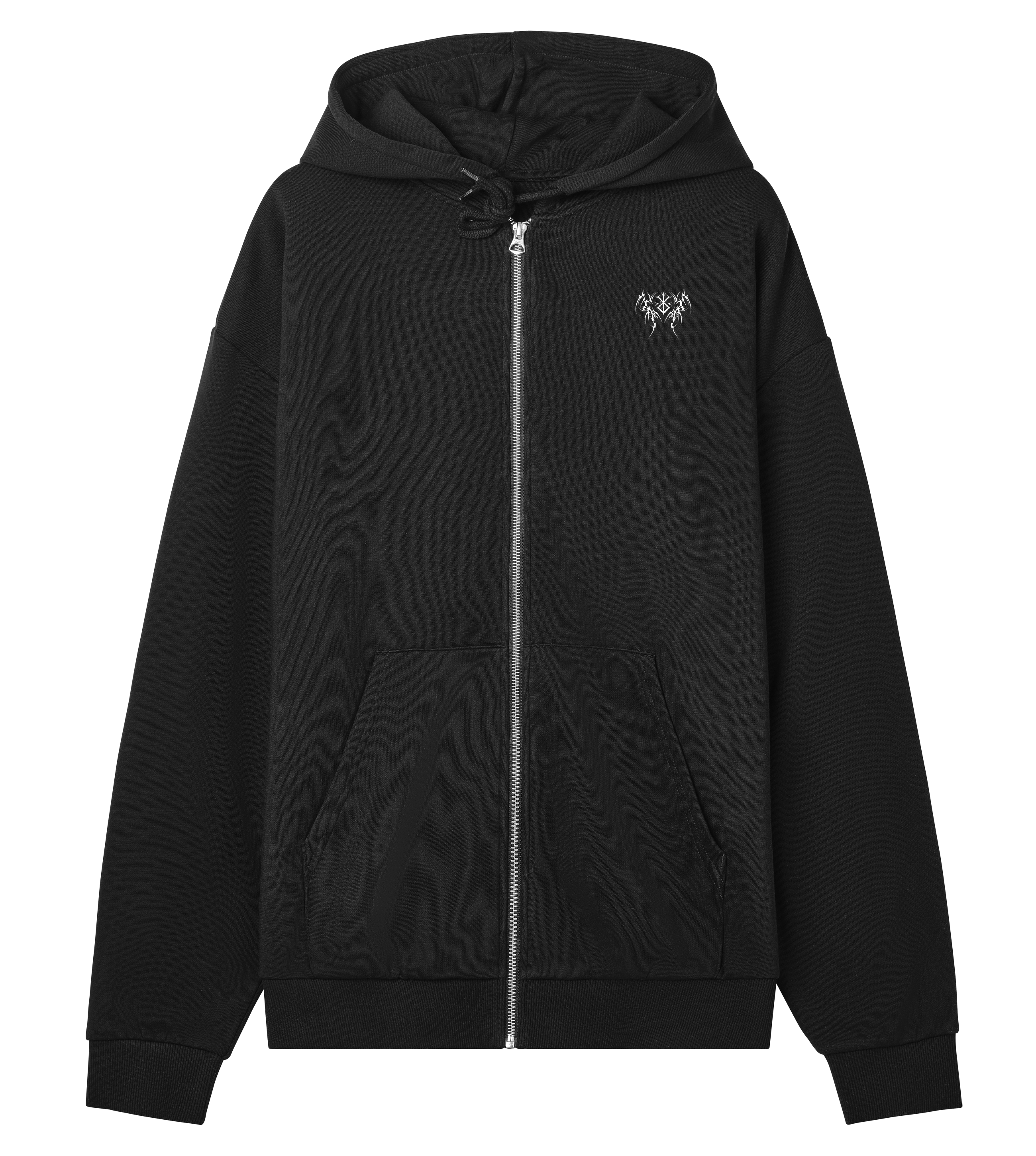 SHADOW OF GUTS ZIP HOODIE MAN